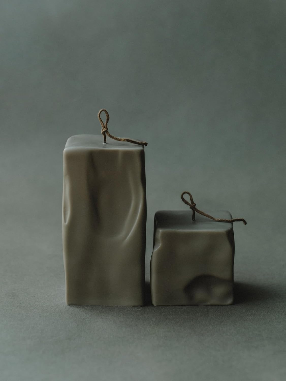 LAWA Raw Block Set of 2 Candle - Beautiful Handmade Pillar Scented Soy Wax Elegant Aesthetic Cand... | Amazon (US)