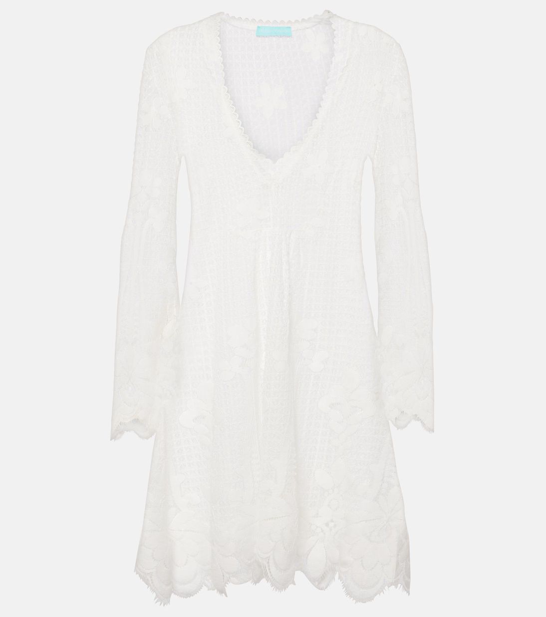 Elizabeth crochet cotton-blend minidress | Mytheresa (INTL)