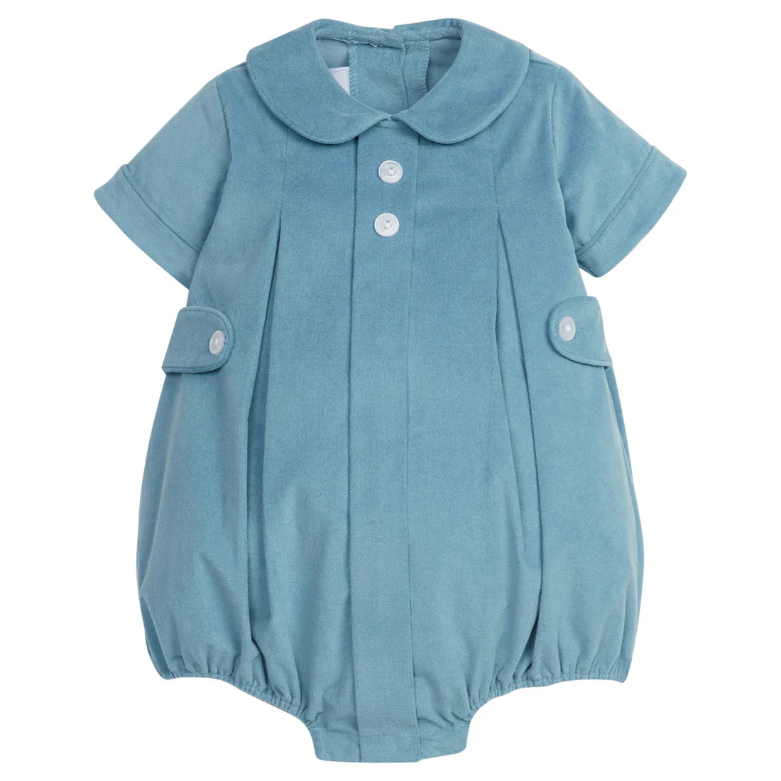 Little English Eli Bubble- Stafford Plaid | JoJo Mommy