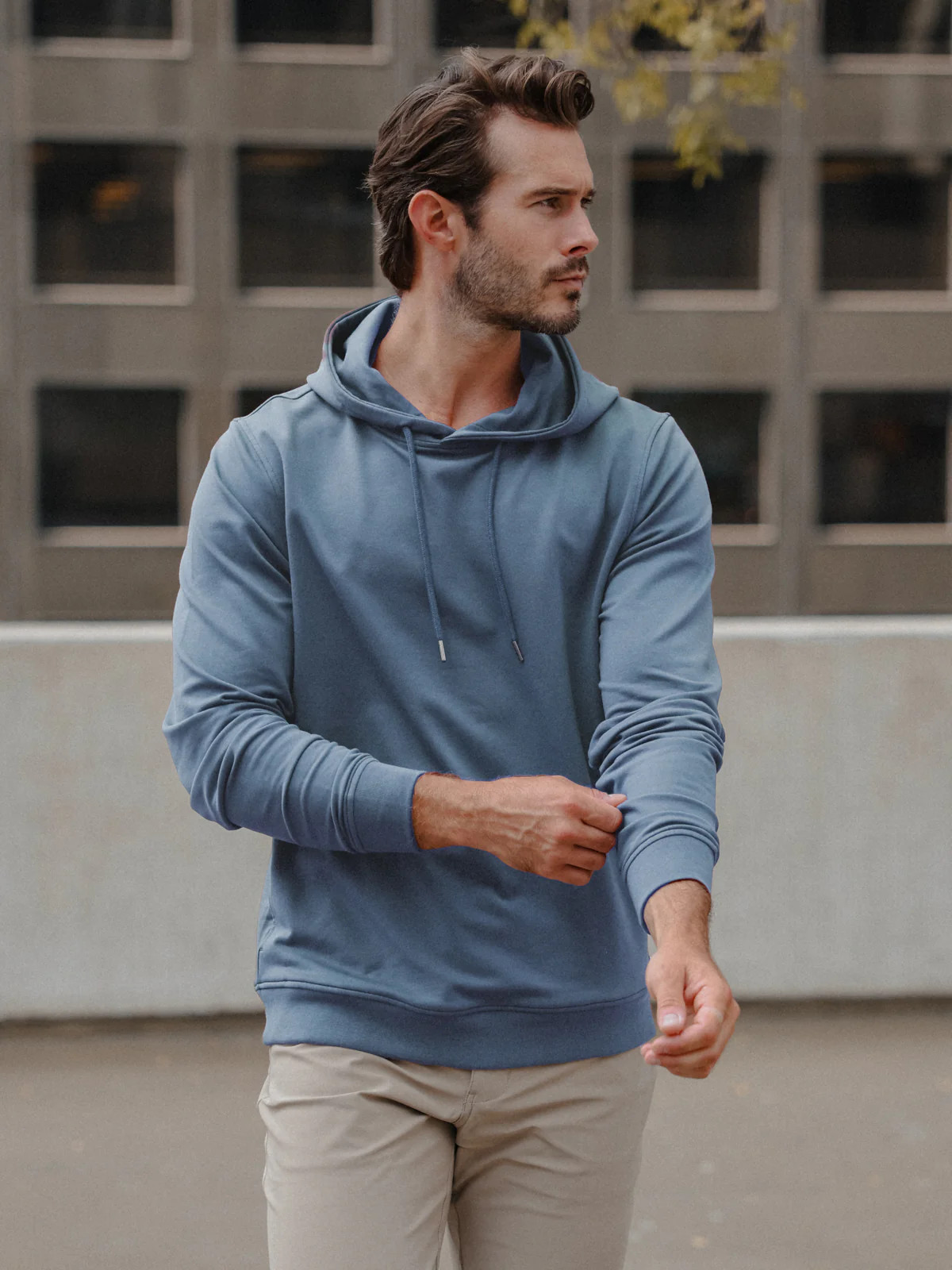Hyperloop Hoodie | Cadet Blue Signature-Fit | Cuts Clothing Inc.