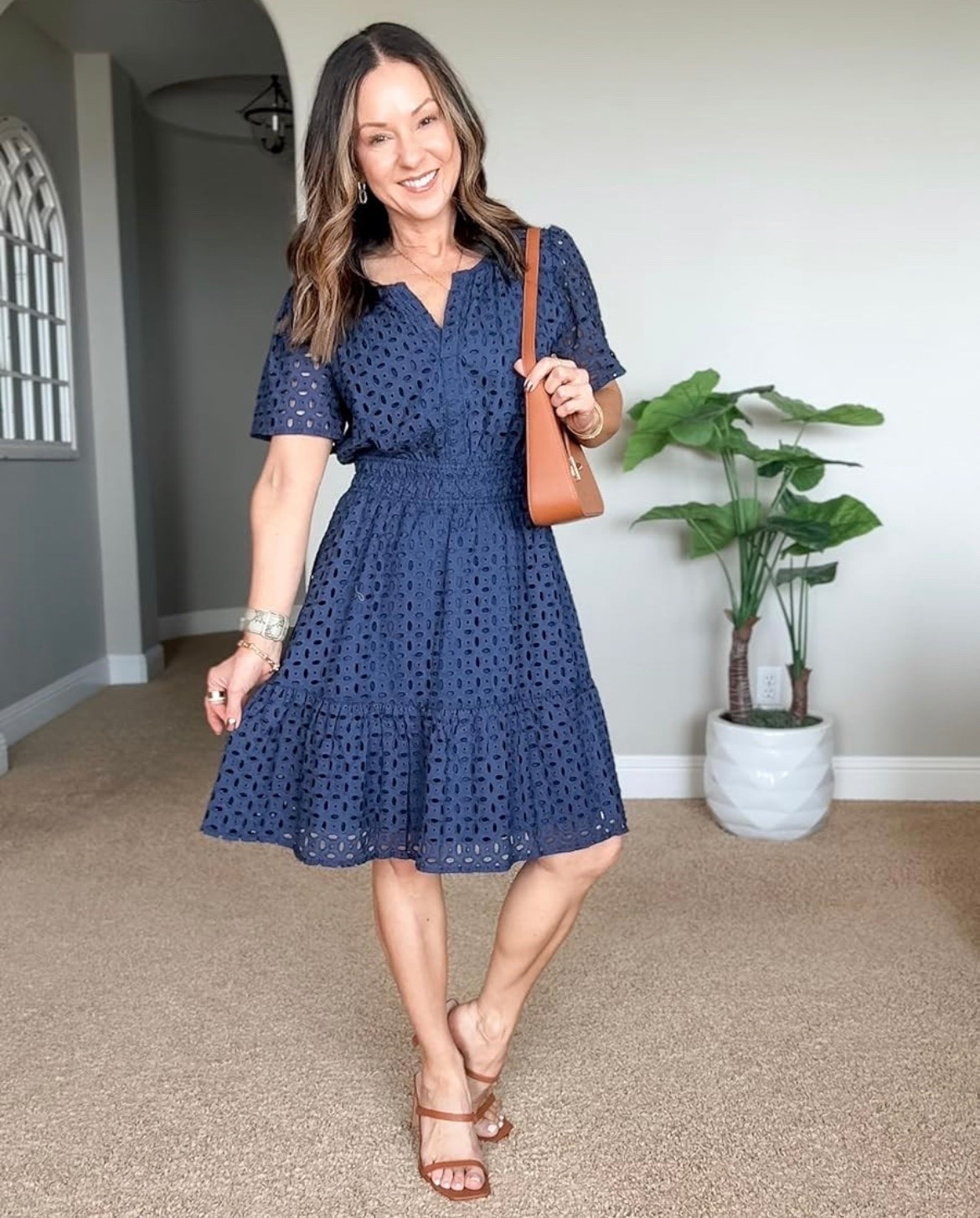 This navy eyelet dress is one of those pieces that looks so much more expensive than it is. The flattering smocked waist, feminine eyelet details, and easy fit make it perfect for everything from brunch and church to summer parties and vacation dinners. Just add sandals and a cute bag and you’re ready to go.

navy dress, eyelet dress, summer dress, Amazon fashion, wedding guest dress, vacation outfit, brunch outfit, feminine style, classic wardrobe, flattering dress, midi dress, summer style, affordable fashion, EverydayHolly

#LTKSeasonal #LTKPetite #LTKOver40