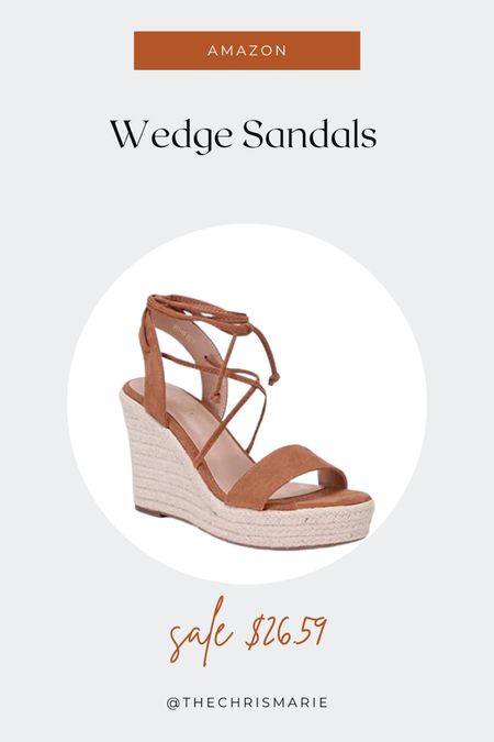 Wedge sandals on sale from Amazon

#LTKGiftGuide #LTKsalealert #LTKshoecrush