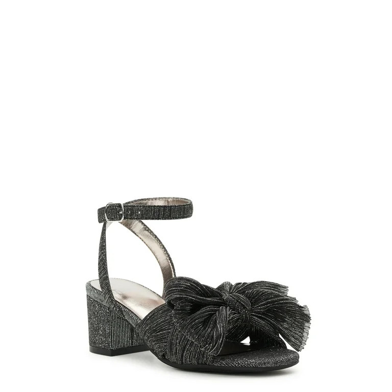 Madden NYC Little Girl & Big Girl Low Heel Dress Pump with Bow, Sizes 13-5 | Walmart (US)