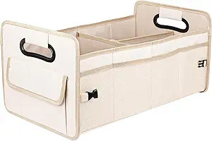 JiatuA Car Trunk Organizer, Car Organizers and Storage Collapsible Multi Compartment Container Bo... | Amazon (US)