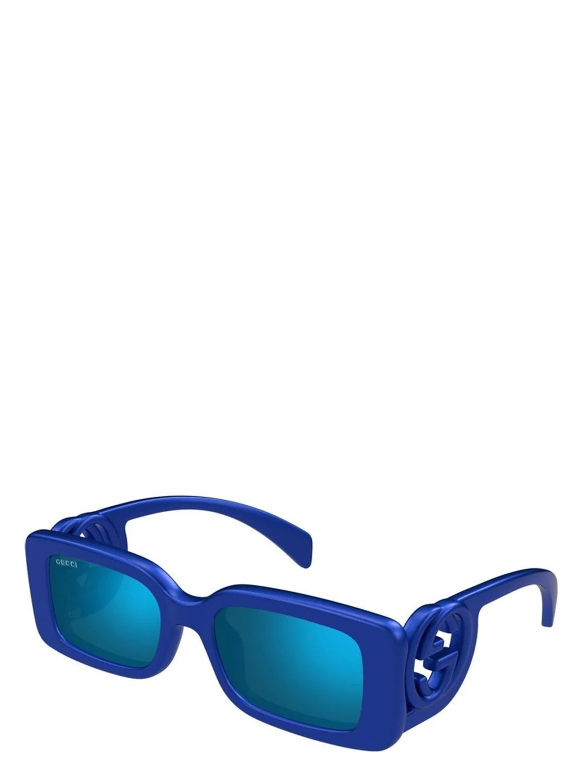Women's Gucci Gg1325S 010 Sunglasses in Blue | Size 54 | LOZURI
