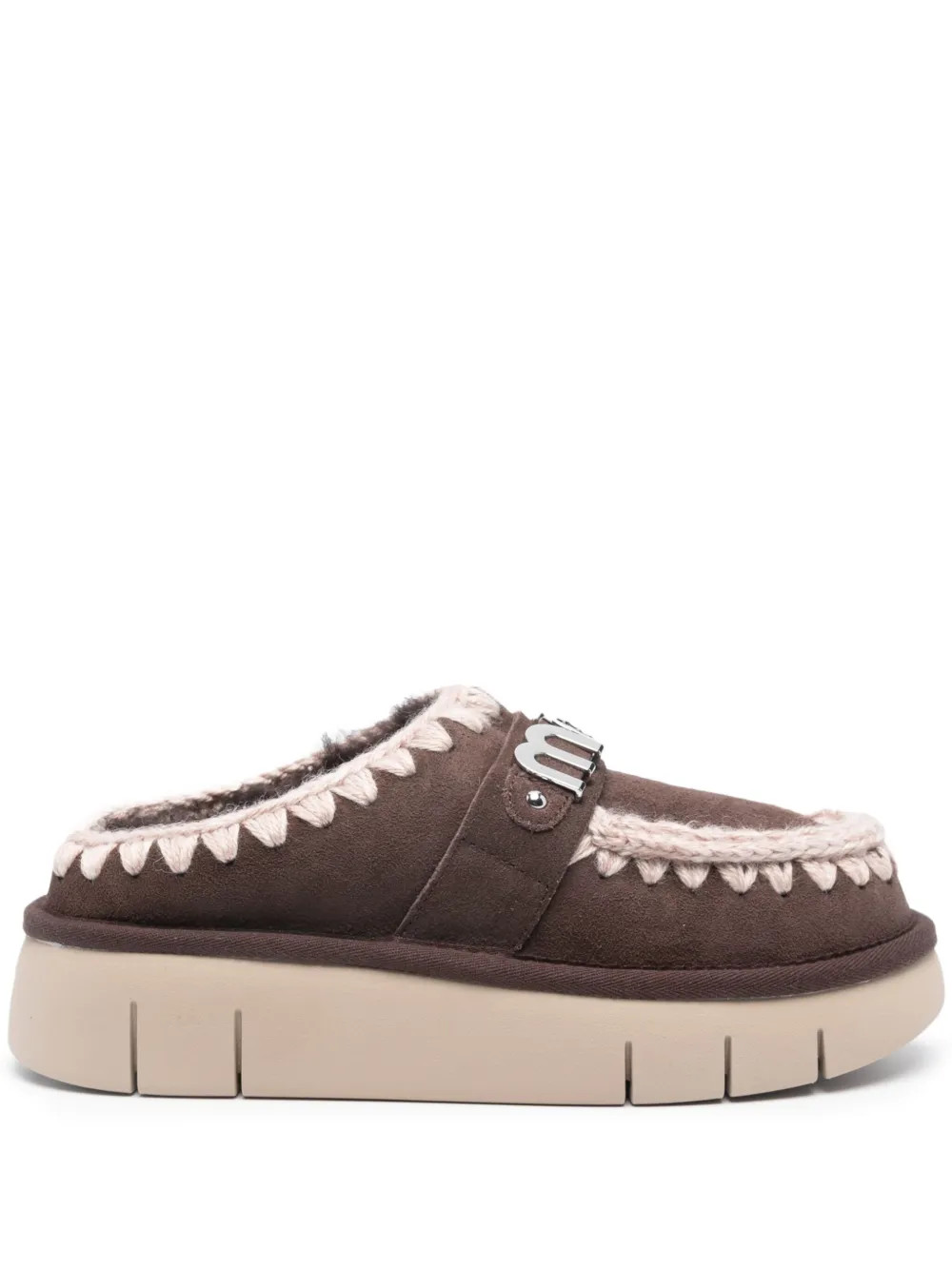 Bounce logo-plaque mules | Farfetch Global