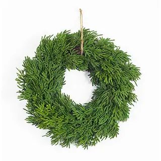 Pine Wreath (Set of 6) 11.5"D Plastic - Bed Bath & Beyond - 34564149 | Bed Bath & Beyond