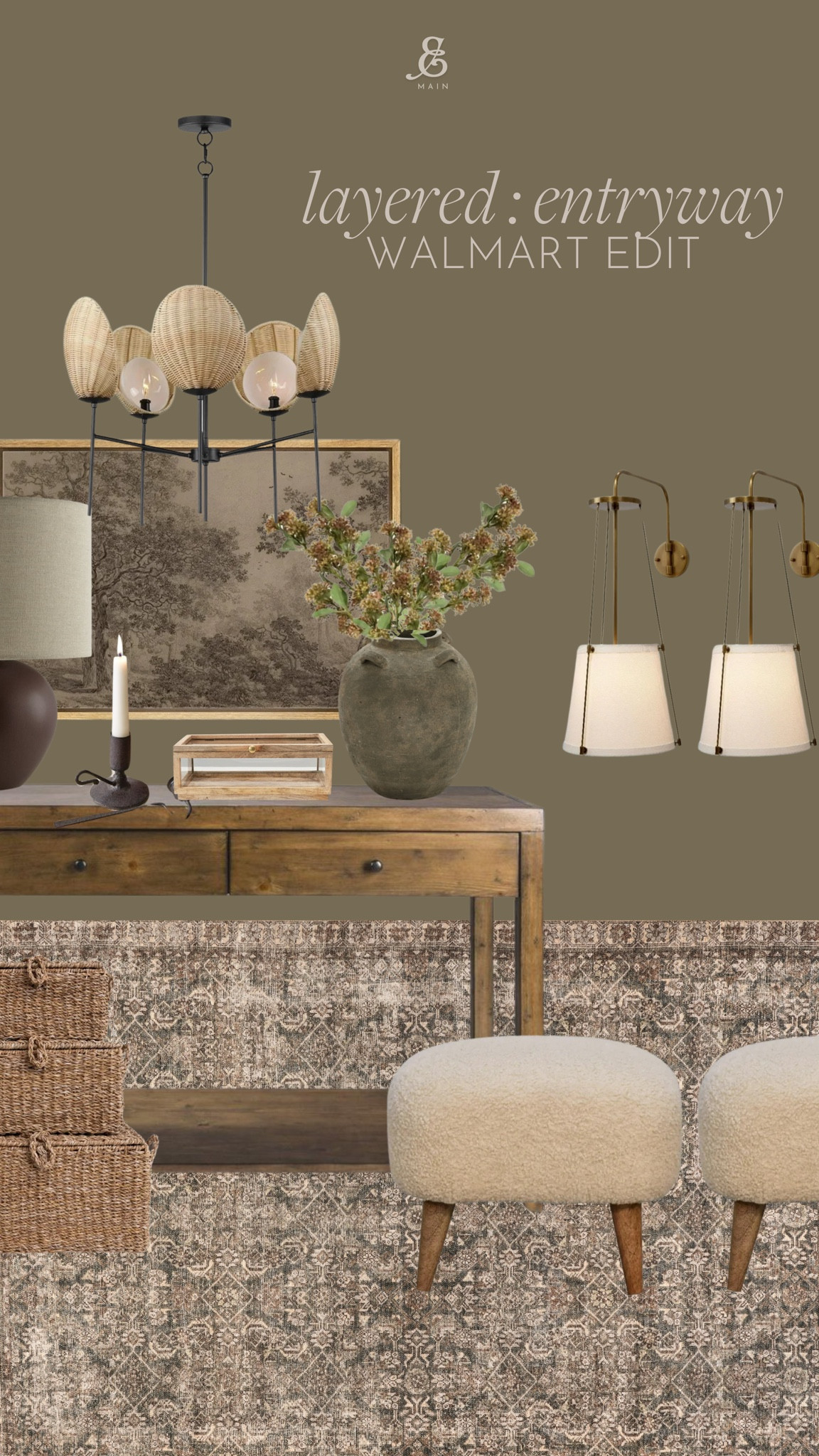 walmart entryway inspiration for you 

amazon home, amazon finds, walmart finds, walmart home, affordable home, amber interiors, studio mcgee, home roundup 

#LTKHome