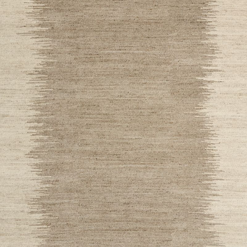 Prague Wool and Viscose Hand-Knotted Ombre Sand Brown Area Rug 6'x9' + Reviews | Crate & Barrel | Crate & Barrel