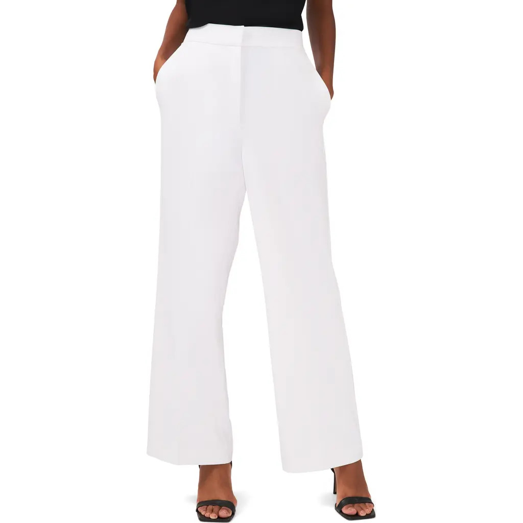 Halogen® High Waist Wide Leg Trousers in Bright White at Nordstrom Rack, Size 16 | Nordstrom Rack