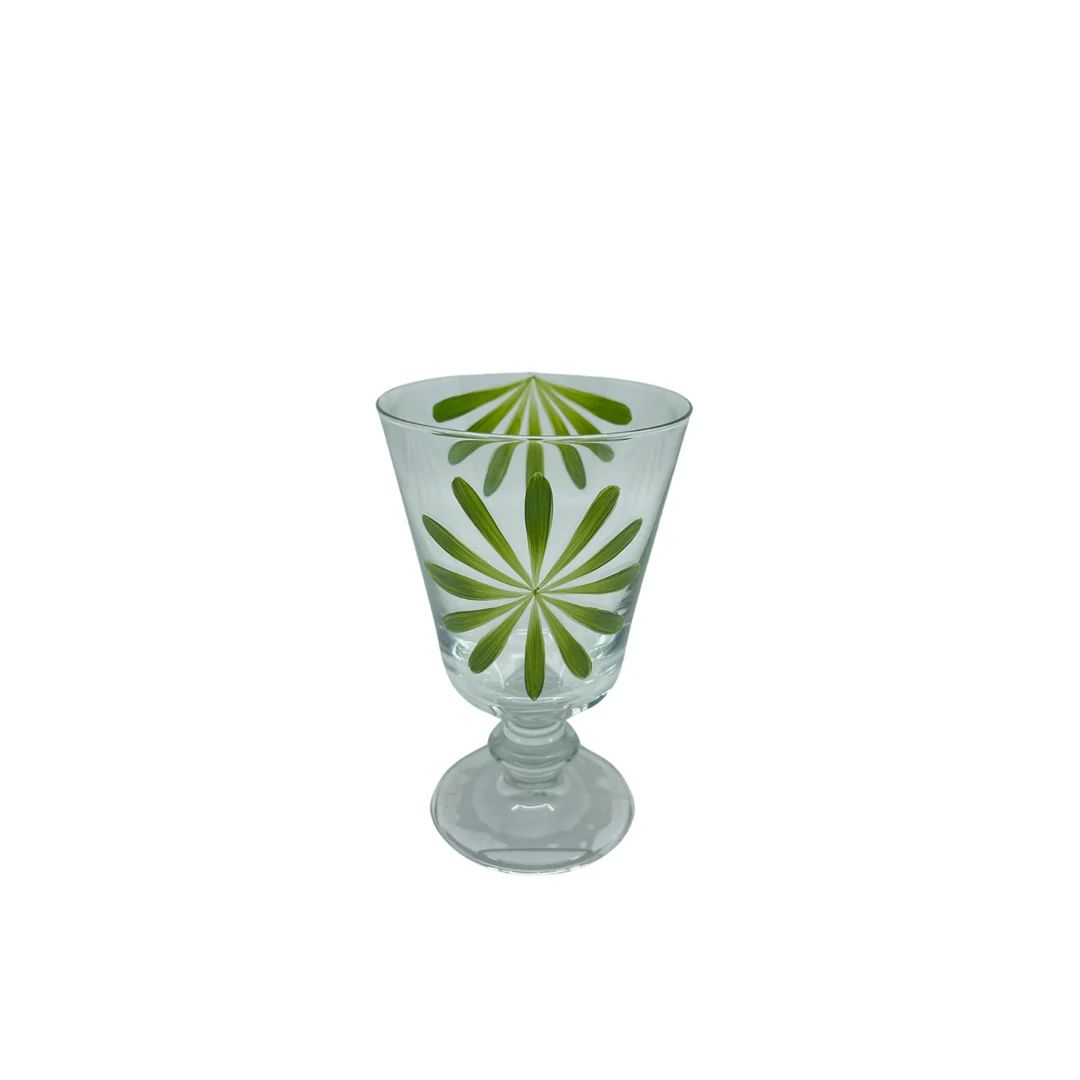 Custom Painted Glassware, Saint Tropez I, Set of 2 | Ellis Hill