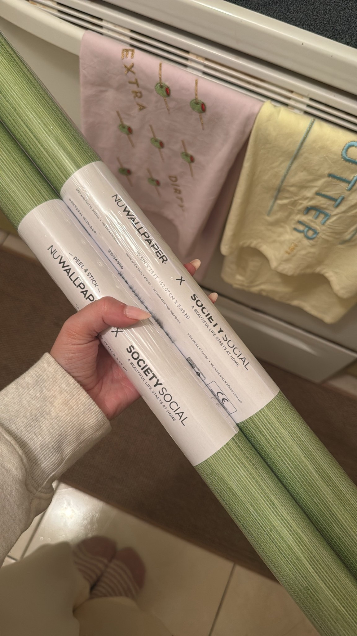 Peel and stick wallpaper! 

#LTKFindsUnder50 #LTKHome