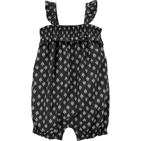 Carter's Child of Mine Baby Girl Romper, One-Piece, Sizes 0/3-24 Months - Walmart.com | Walmart (US)