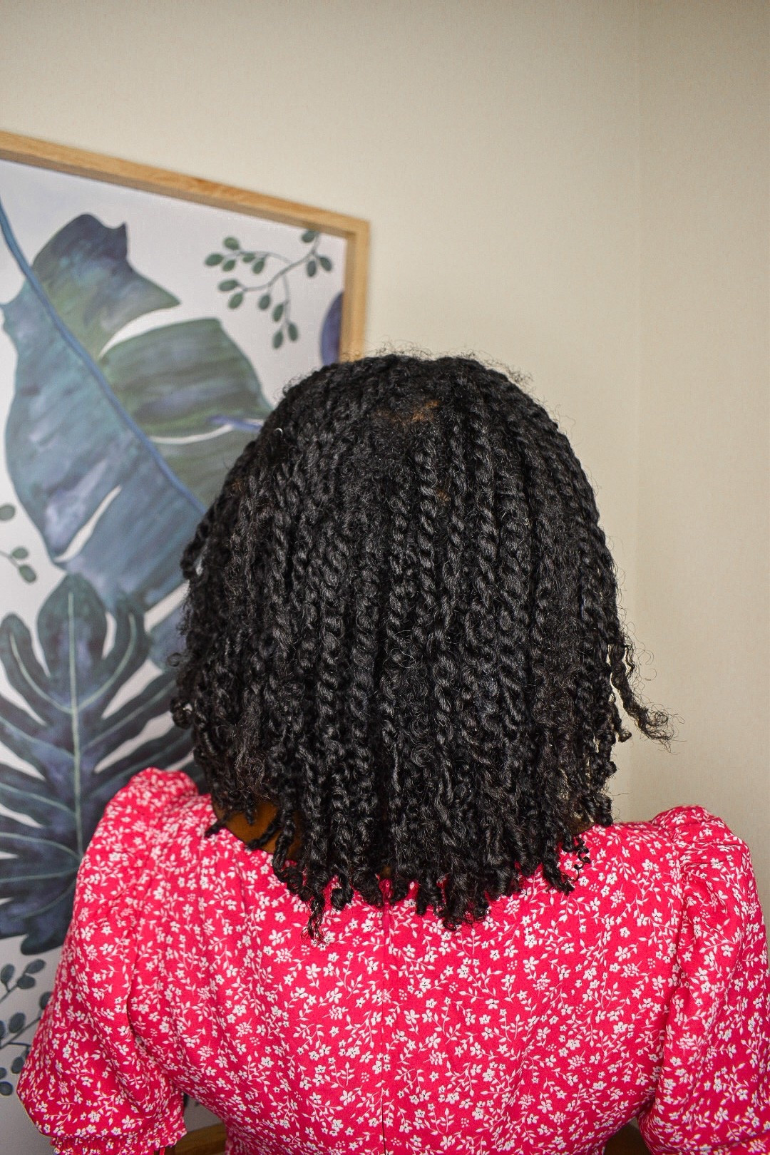 Natural hair mimi twists cream