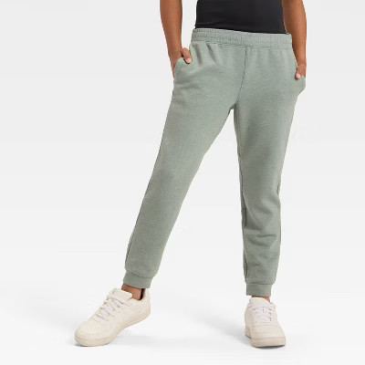 Boys' Spacer Jogger Sweatpants - All In Motion™ Sage Green S | Target