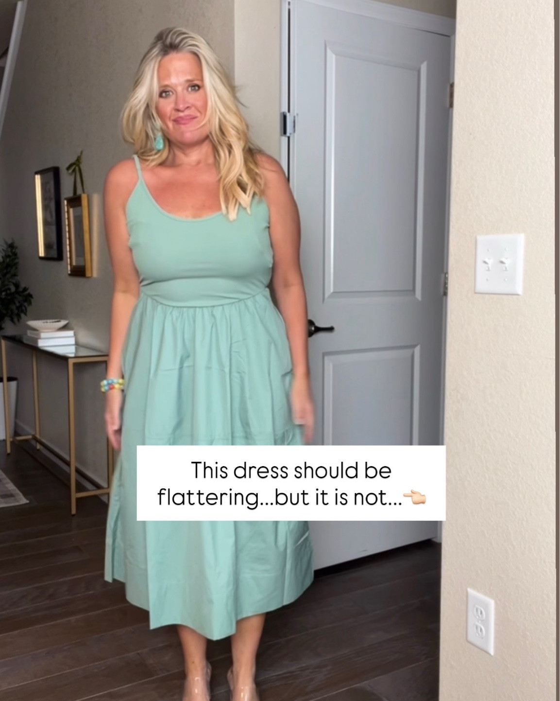 ✨Tap the bell, save and ❤️ for over 40 fashion, midlife style, midsize fashion and luxury looks for less. 

As I was creating these dress breakdowns, I noticed something.

None of these dresses are flattering because the women wearing them are perfect.

They’re flattering because the dresses do the work.

They lift the eye.
They skim instead of cling.
They create balance and shape.

Somewhere along the way, many of us were taught that if an outfit doesn’t look right, our body is the problem.

I don’t believe that.

Bodies change.
Life changes.
Hormones change.

That doesn’t mean we stop deserving to feel beautiful.

The goal isn’t to spend every summer trying to shrink ourselves.

The goal is to find pieces that make getting dressed feel easy again.

Pieces that let us move, breathe, show up, and enjoy our lives without thinking about our belly every five minutes.

You deserve clothes that work for you.

You deserve to feel confident in the body you have today.

You deserve to stop waiting.

Not when you lose weight.
Not when your body changes.

Today. 🤍

👑 Helping you look good, feel good.
— Lindsey Denver

✨ Lift
✨ Skim
✨ Balance

That’s where I’d start.

👑 Helping you look good, feel good.-Lindsey Denver   

Check back daily for belly-friendly style, confidence, and Outfit Physics™.

#LTKOver40 #LTKMidsize #LTKPlusSize

Comment SHOP below to receive a DM with the link to this post on my LTK ⬇ https://liketk.it/6gpkZ

Comment SHOP below to receive a DM with the link to this post on my LTK ⬇ https://liketk.it/6gq8E