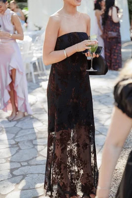 Alegra Maxi Dress - Black Floral | Petal & Pup (US)