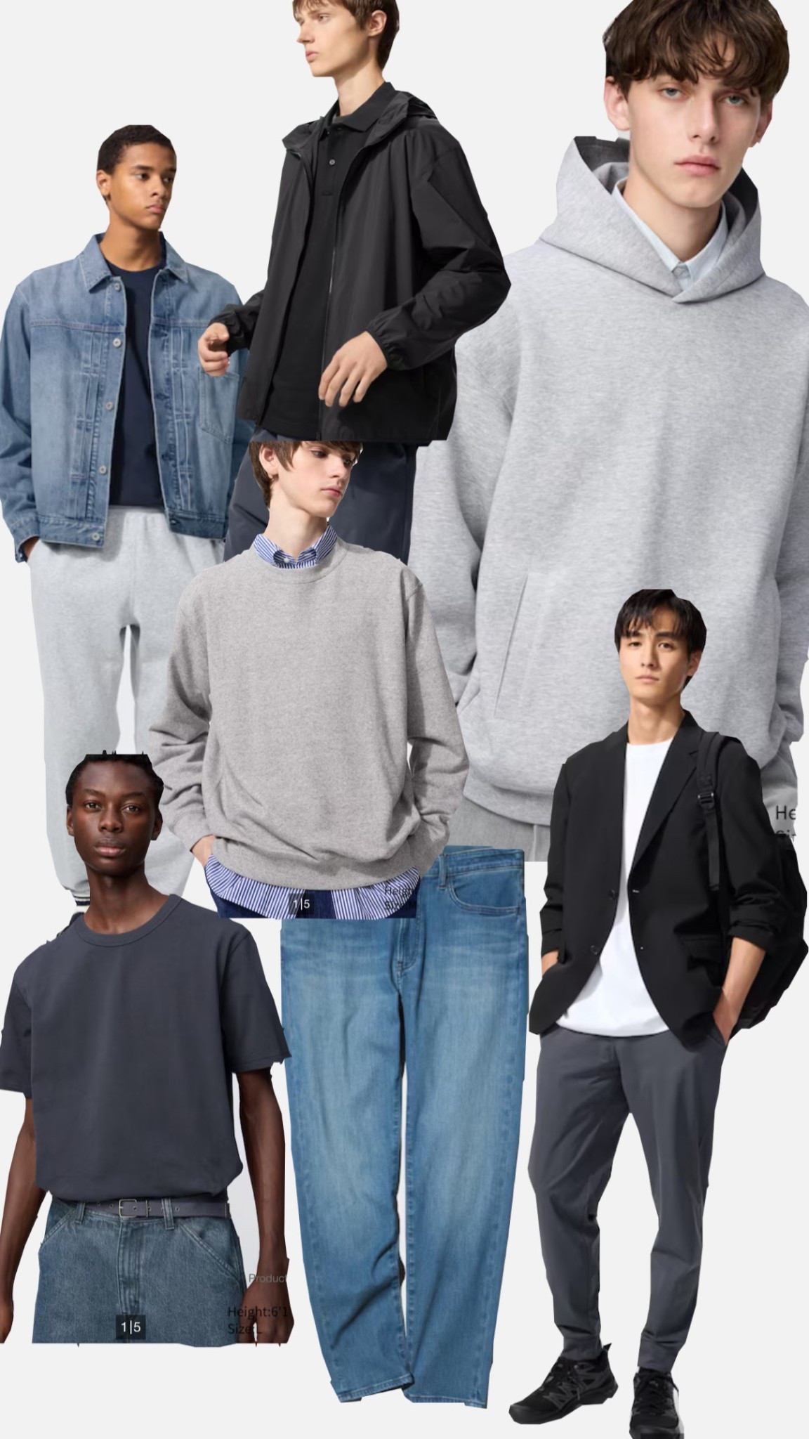 What I picked up for my partner from Uniqlo. Wearable pieces that he felt comfortable and stylish in. Palettes of  greys, blacks whites and navy but looks very cool and elevated. Luke is 5.11 and everything was true to size. Large in trousers and joggers. Medium in T-shirts, sweatshirt ans hoodie. 

#LTKeurope #LTKspring