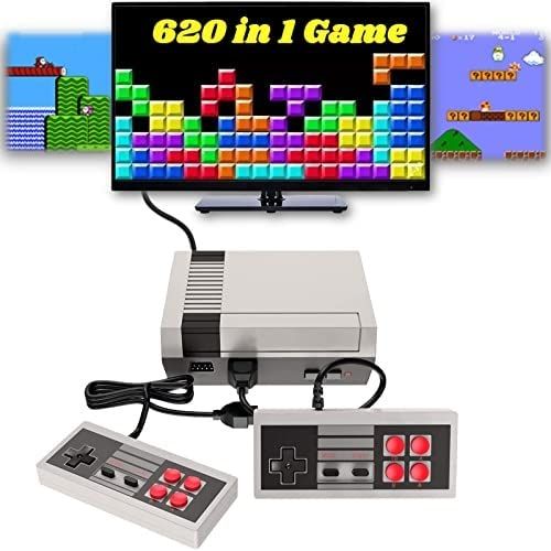 Retro Game Console,Classic NES Game System Built in 620 Games and 2 NES Classic Controllers,AV... | Amazon (US)