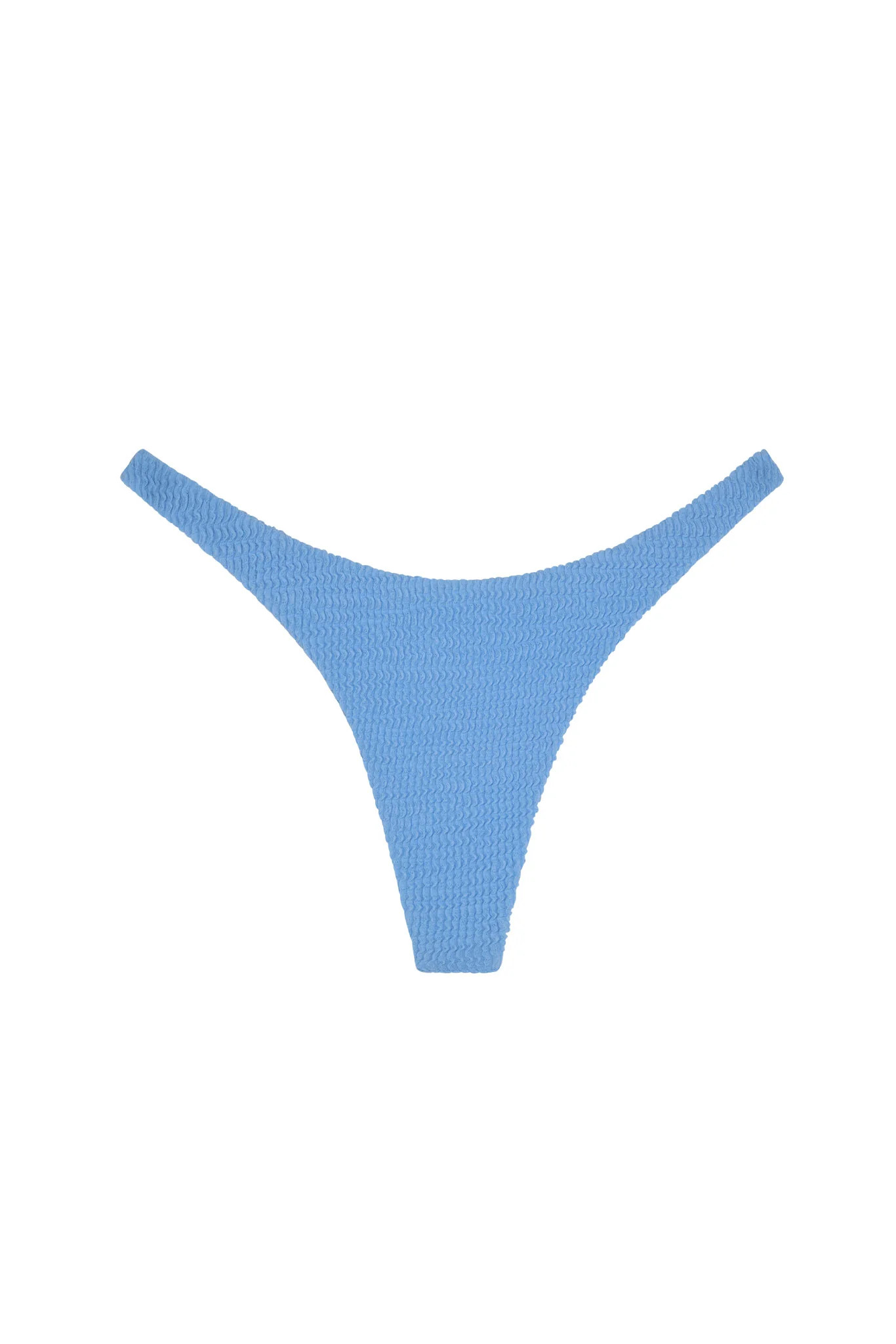 Milos Thong - Azure Crinkle | Monday Swimwear
