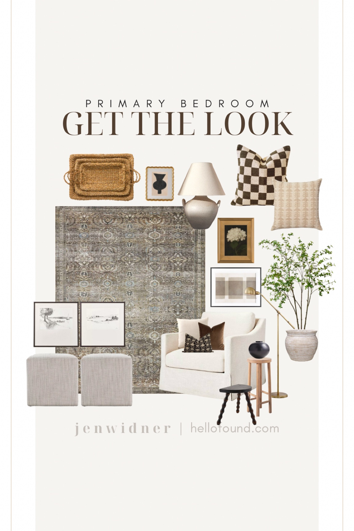 Links to pieces from our primary bedroom and some I plan on adding! 

Make sure to follow for beautiful decor, inspo, and vintage one of a kind finds. 

Bedroom ideas. Home decor. Woven tray. Accent table. Stool. Ottoman. Art. Checker. Accent table. Artificial tree. Pillows.

#target #etsy #wallart #rug #lighting #vase

#LTKhome #LTKFind #LTKstyletip