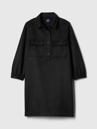 Vegan Suede Shift Mini Dress | Gap (US)