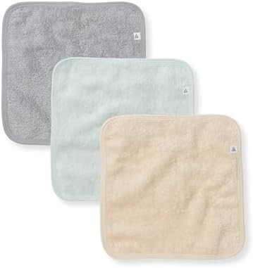 Burt's Bees Baby Infant Washcloths, 100% Organic Cotton, Soft and Super Absorbent Knit Terry & Wo... | Amazon (US)