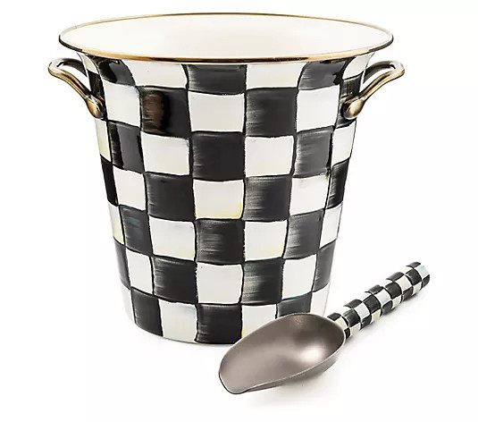 MacKenzie- Childs 1-Gallon Ice Cooler and Scoop - QVC.com | QVC