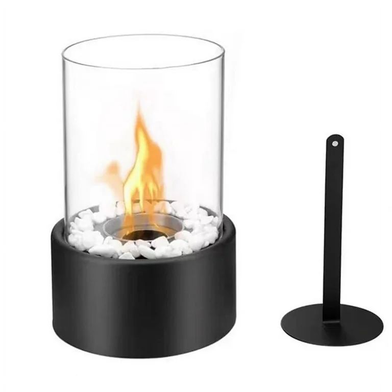 Small Tabletop Fire Pit Bowl, Mini Portable Table Top Alcohol Fireplace Indoor, Smokeless Clean,B... | Walmart (US)