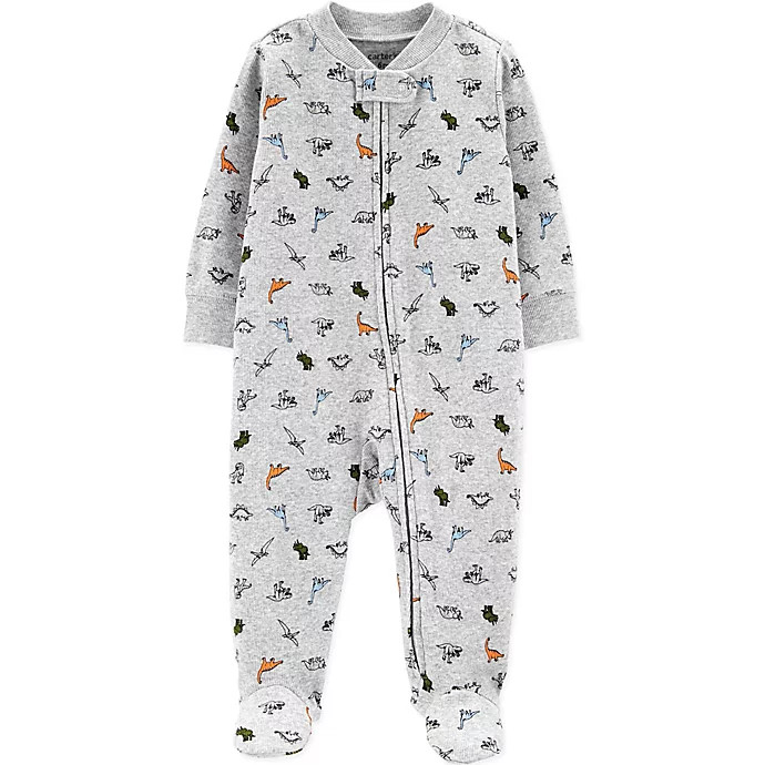 carter's® Dino Footie in Grey | buybuy BABY
