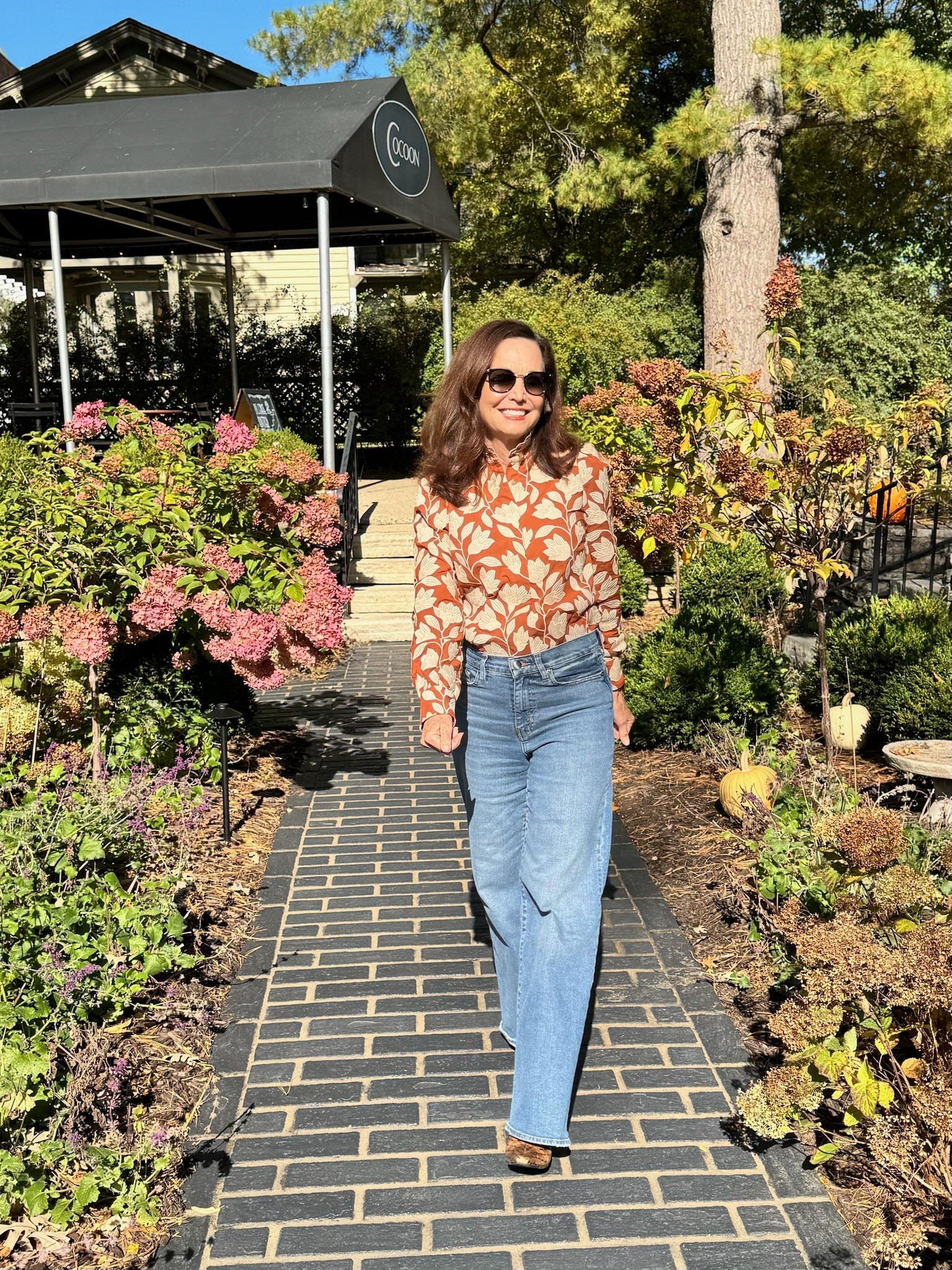 Fall outfit idea 
Sezane blouse 
Easy fall outfit 


#LTKHoliday #LTKStyleTip #LTKOver40