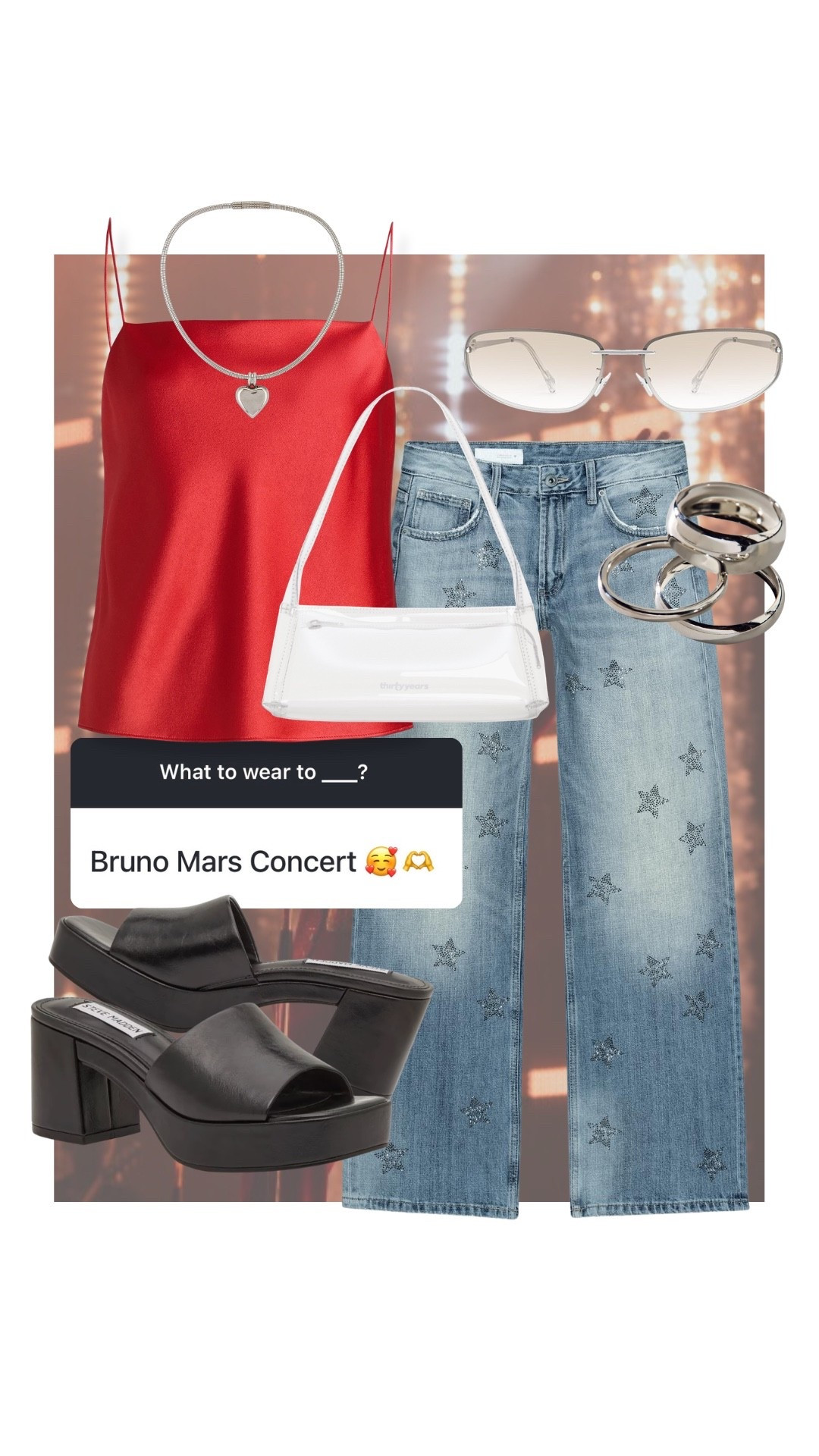 What to wear to a Bruno Mars concert! #kathleenpost