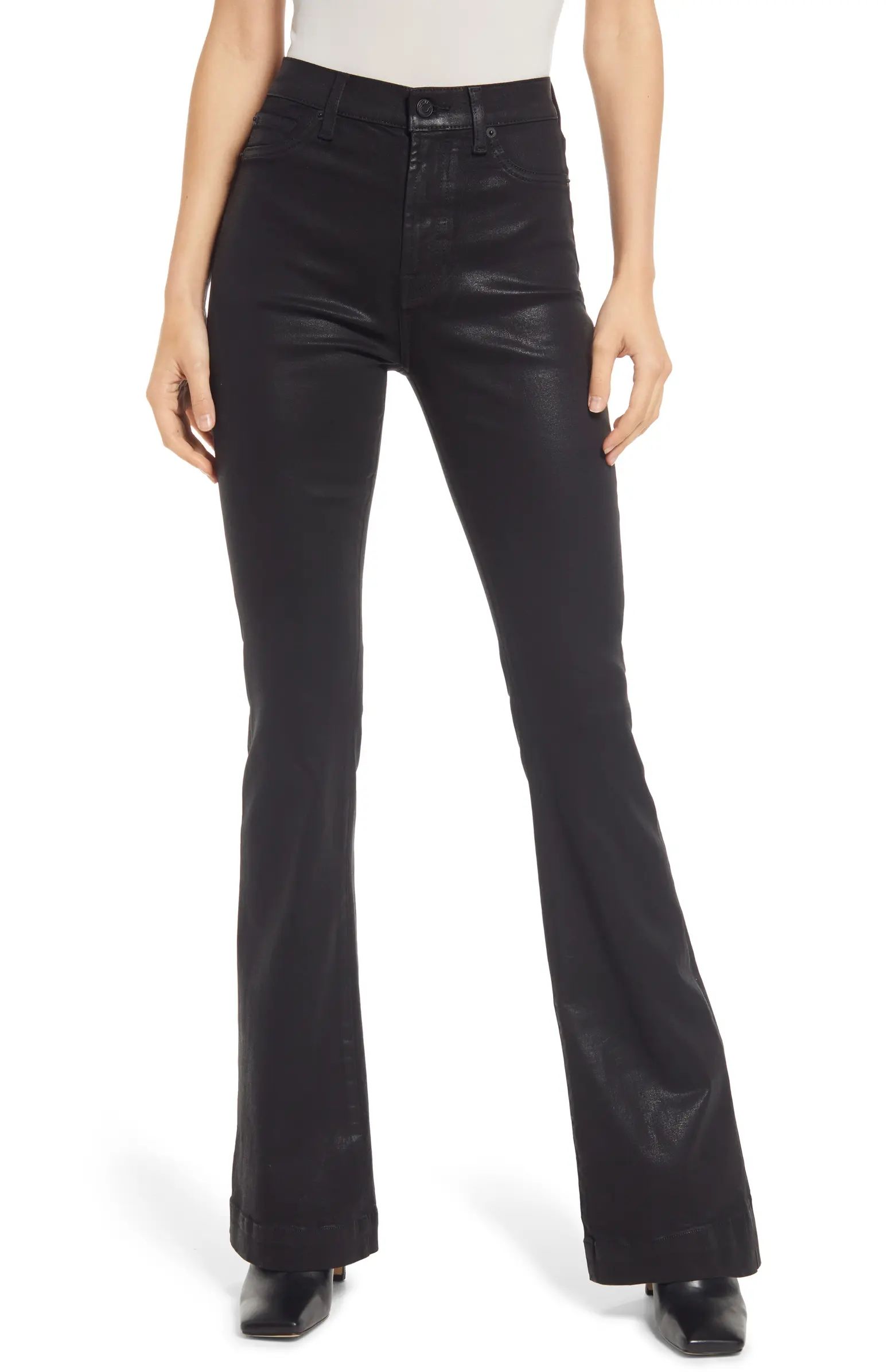 7 For All Mankind Super Dojo High Waist Flare Jeans | Nordstrom | Nordstrom