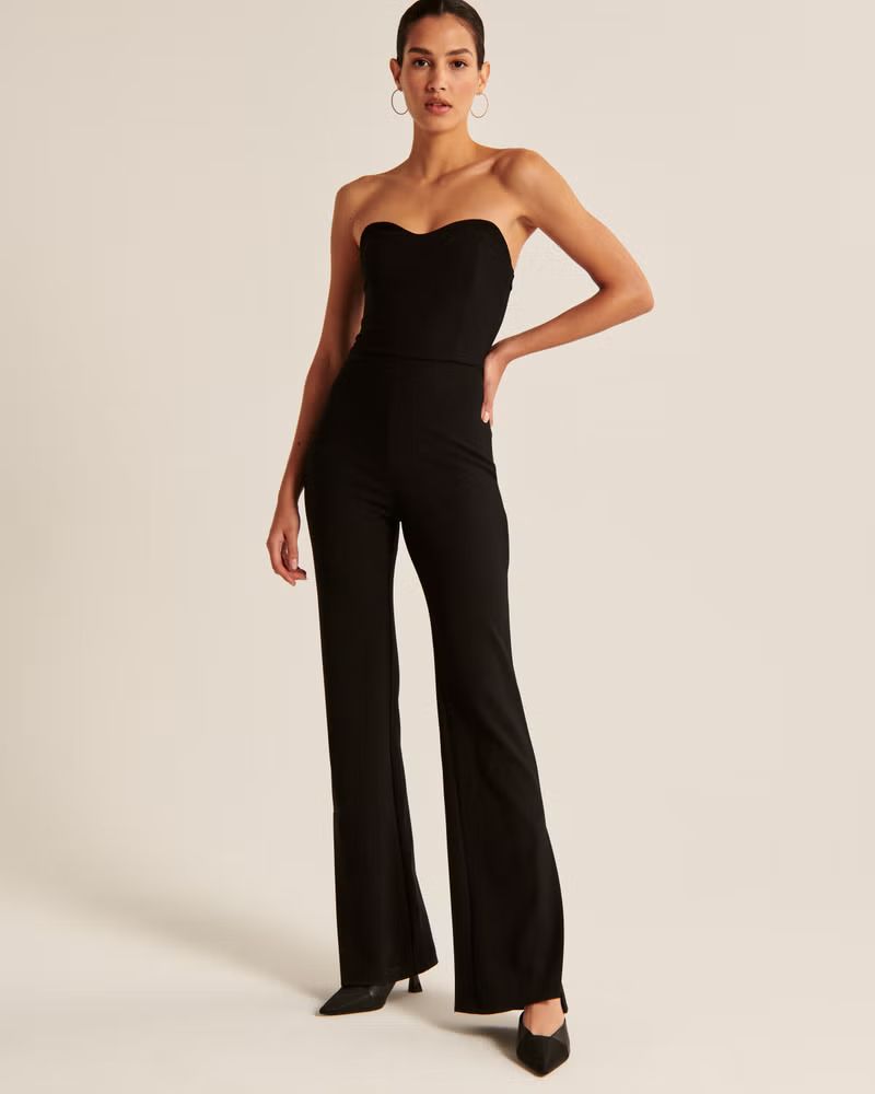 Women's Strapless Corset Jumpsuit | Women's | Abercrombie.com | Abercrombie & Fitch (US)