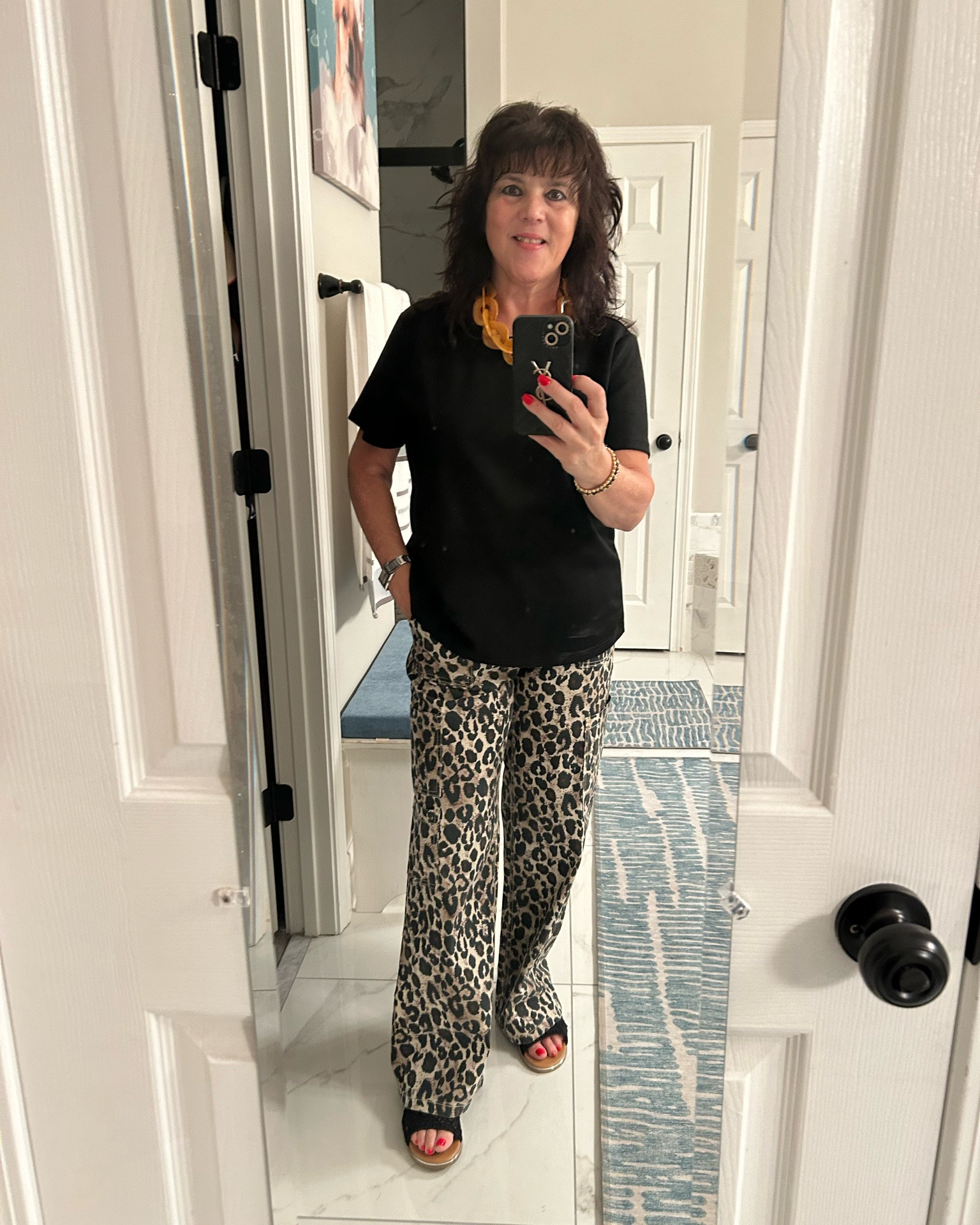Today’s outfit check! Always be confident 🤩 i’m wearing a large and the T-shirt from Amazon and then the pants are also large from Walmart . #over50fashion #ootd #outfitinspo #outfitoftheday #agelessfashion

#LTKgrwm #LTKOver40 #LTKvlog