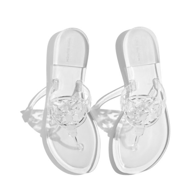 #millerjelly #clearsandal #toryburch #summer