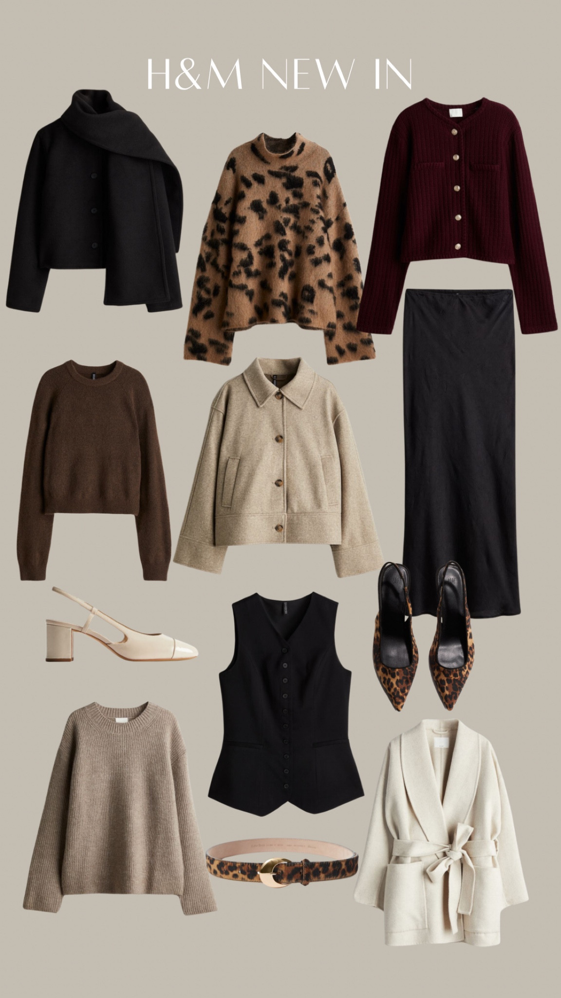 Autumn new in at H&M. All the neutral and deep autumn tones 🍂🤎 

#LTKuk #LTKeurope #LTKautumn