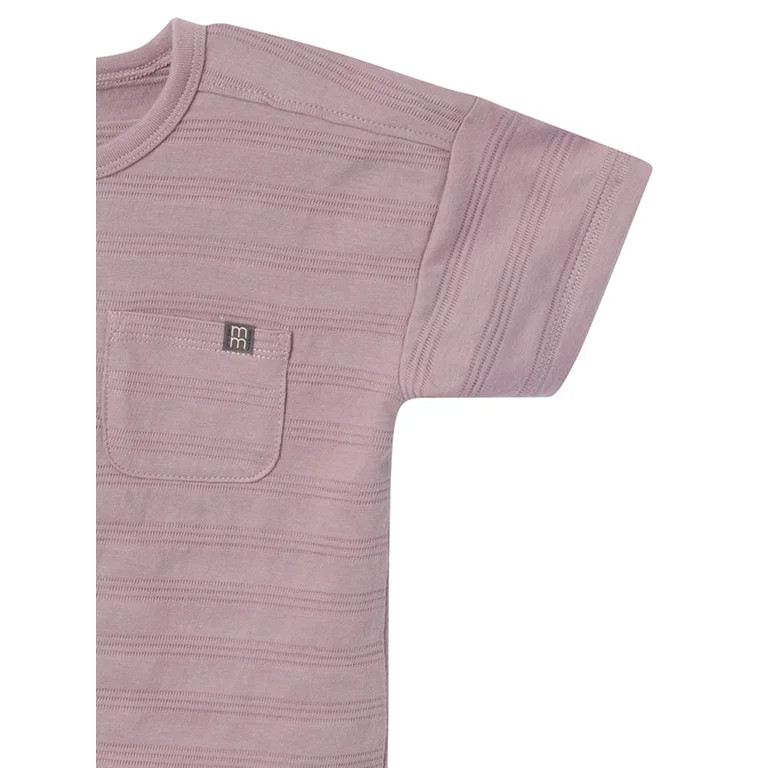 Modern Moments by Gerber Toddler Boy Oversized Textured Shirt and Short Outfit Set, 2-Piece, 12 M... | Walmart (US)