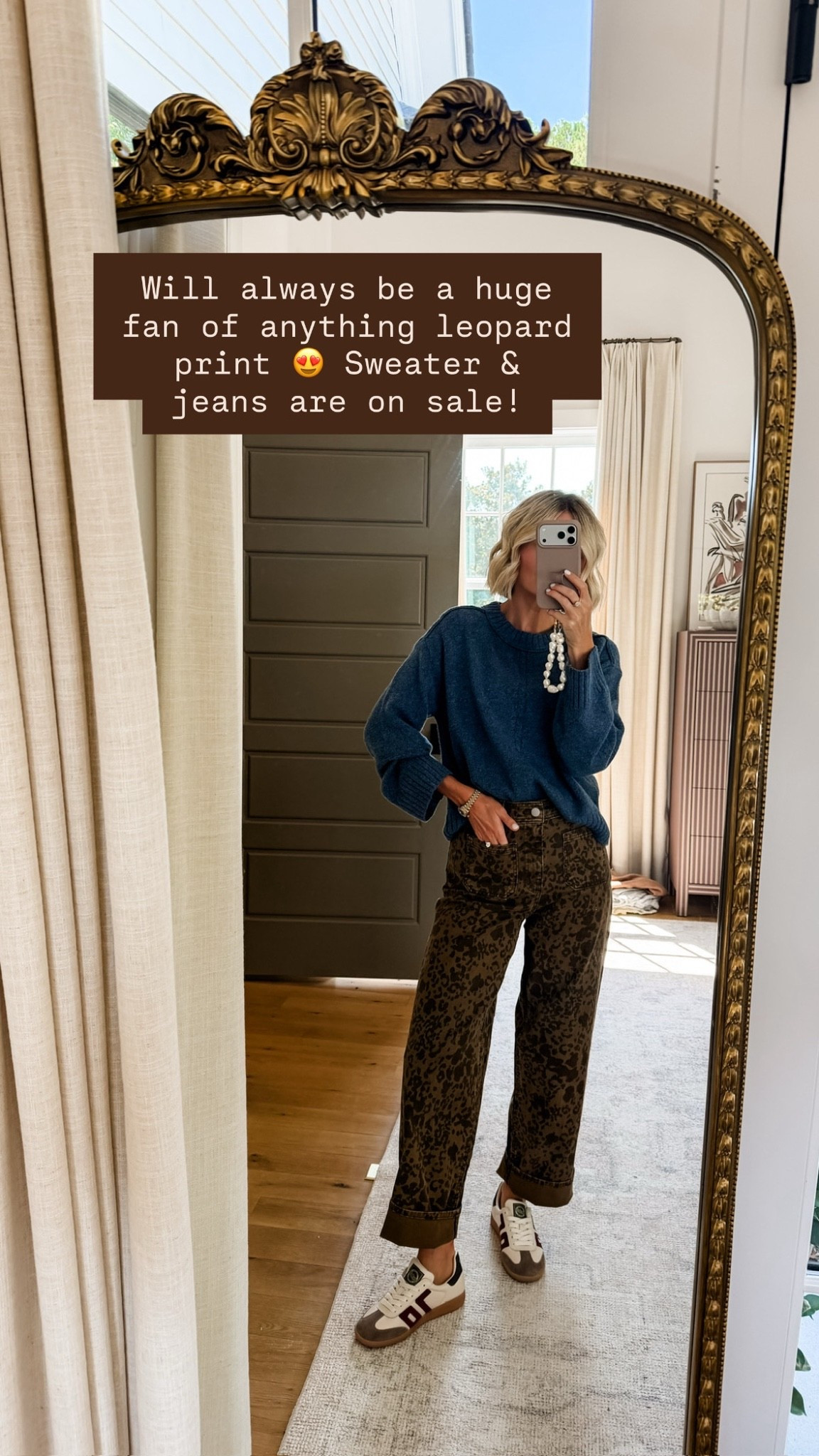 These leopard print jeans & this blue sweater are currently on sale at Target for Labor Day weekend! 👏🏼 Two fall pieces you will pull for on repeat! This sweater also comes in other colors! Wearing S/2!

Loverly Grey, Target, leopard print, leopard print jeans, wide leg jeans, sweater, Labor Day sales, fall outfit inspo

#LTKSeasonal #LTKSaleAlert