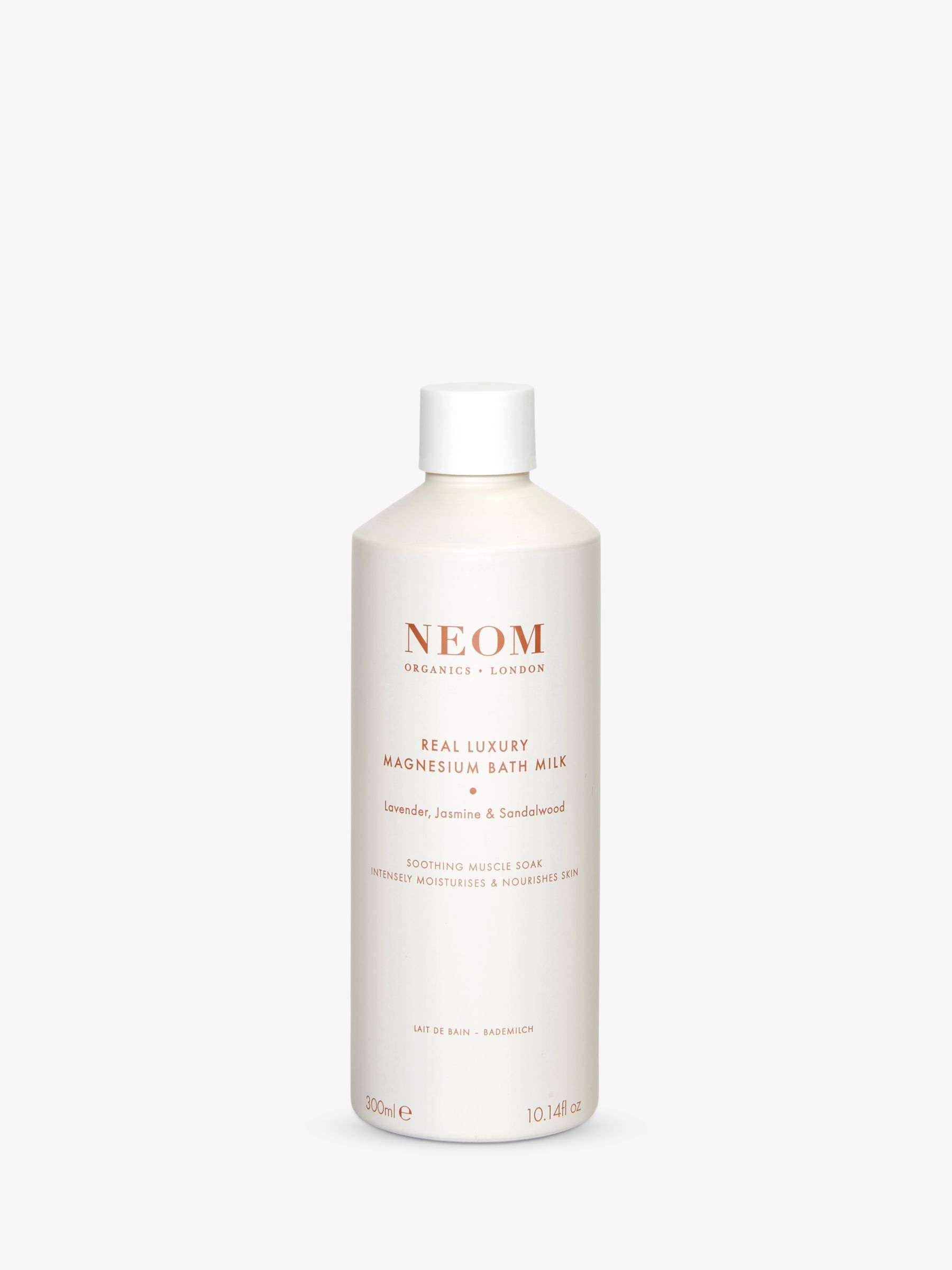 Neom Organics London Real Luxury Magnesium Bath Milk, 300ml | John Lewis (UK)