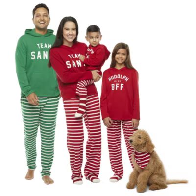 Candy Cane Team Santa Matching Family Sleep | JCPenney