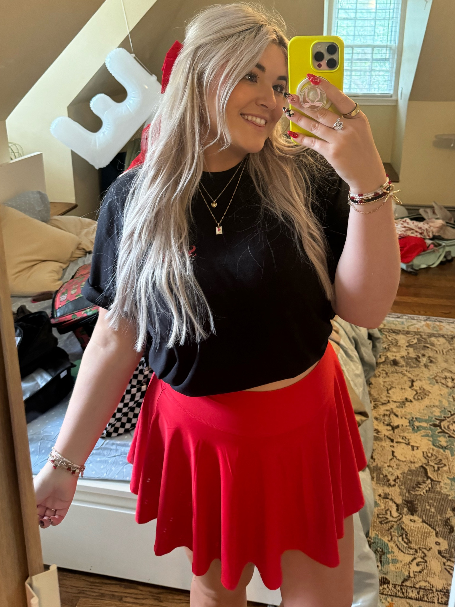 Best athletic skirt for midsize girlies!!! Wearing an xxl 

#LTKMidsize #LTKPlusSize #LTKFitness