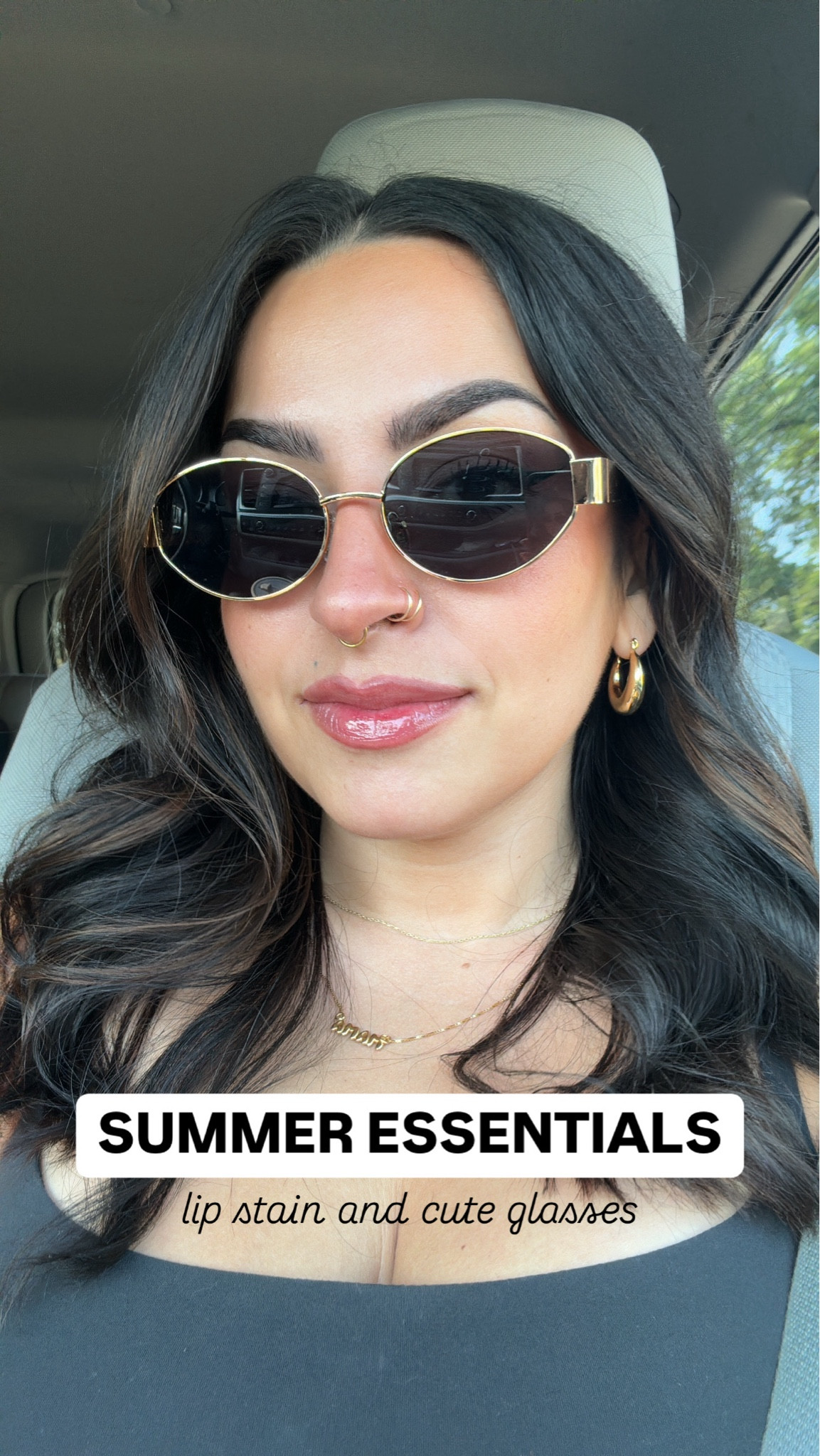 Summer essential: a cute lip and a cute pair of sunnies 🌞 

#LTKBeauty #LTKMidsize #LTKSeasonal