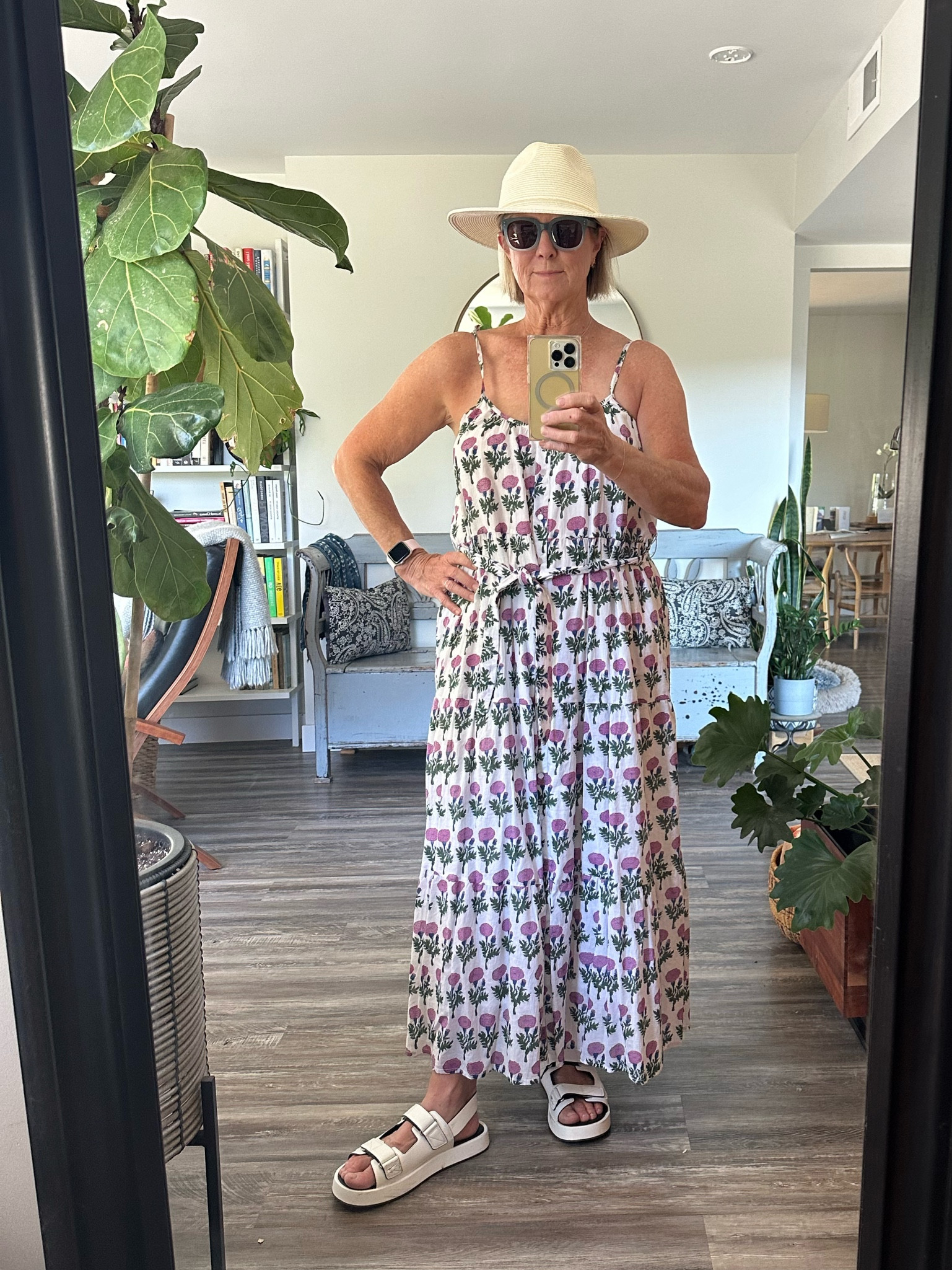 OOTD! Obsessed with these sandals!

#LTKFindsUnder50 #LTKShoeCrush #LTKOver40