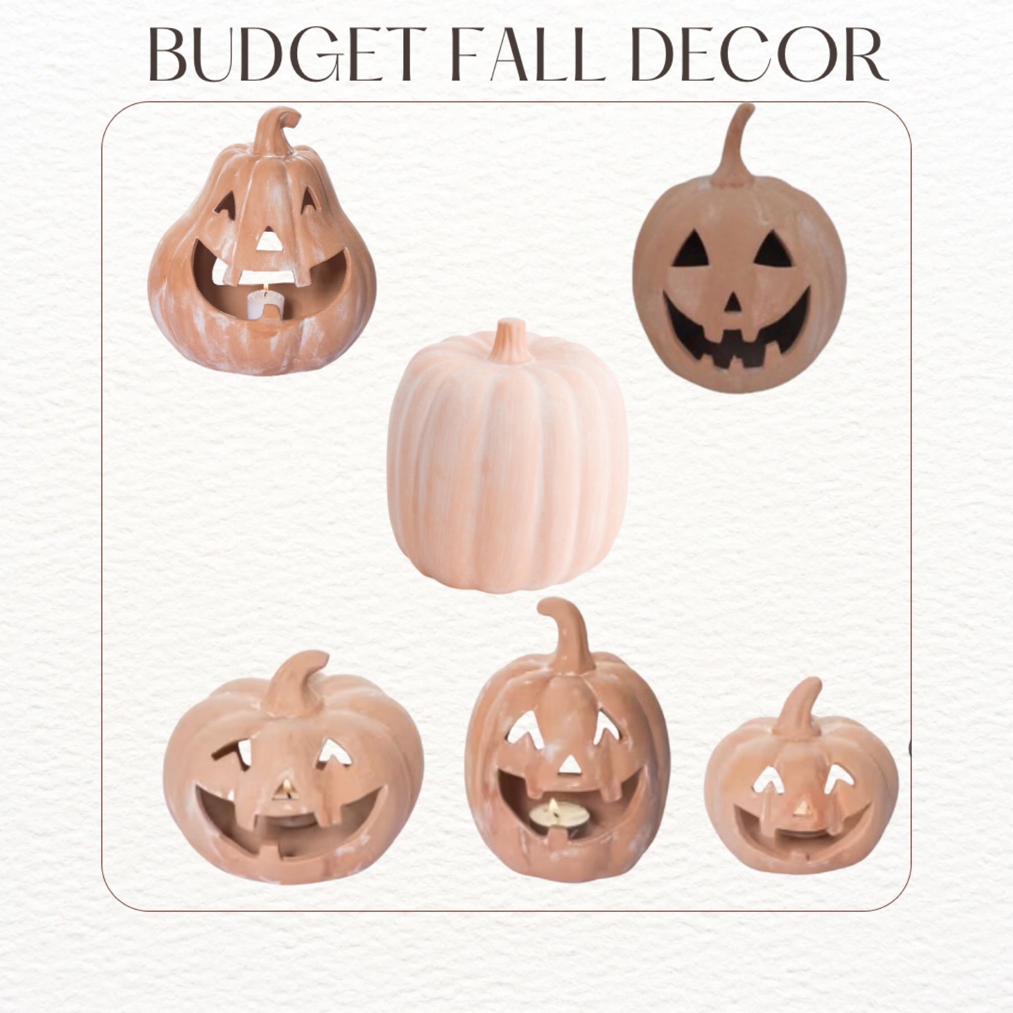 Terracotta Pumkins