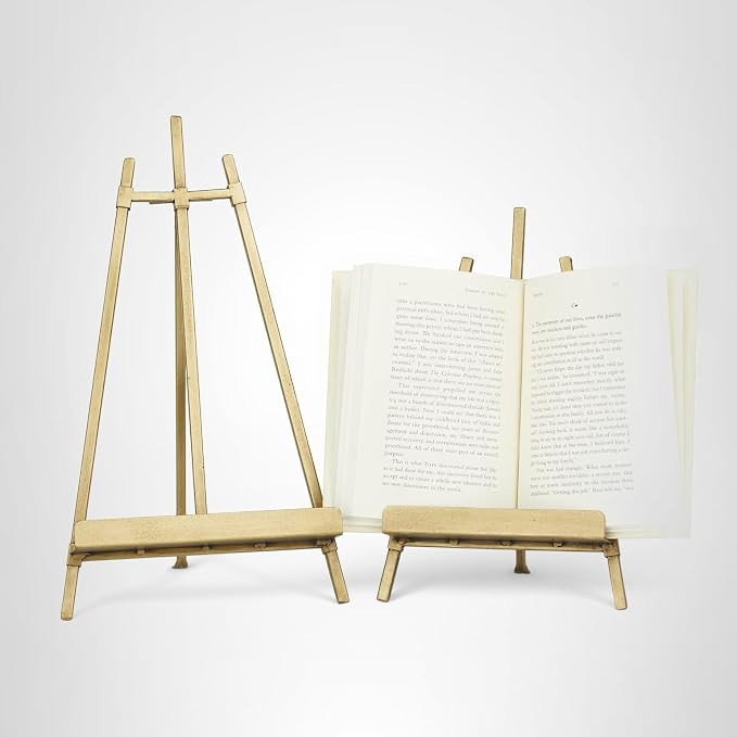 Deco 79 Metal Display Easel Tabletop Easel with Foldable Stand, Set of 2 Display Stand 13", 11"H,... | Amazon (US)