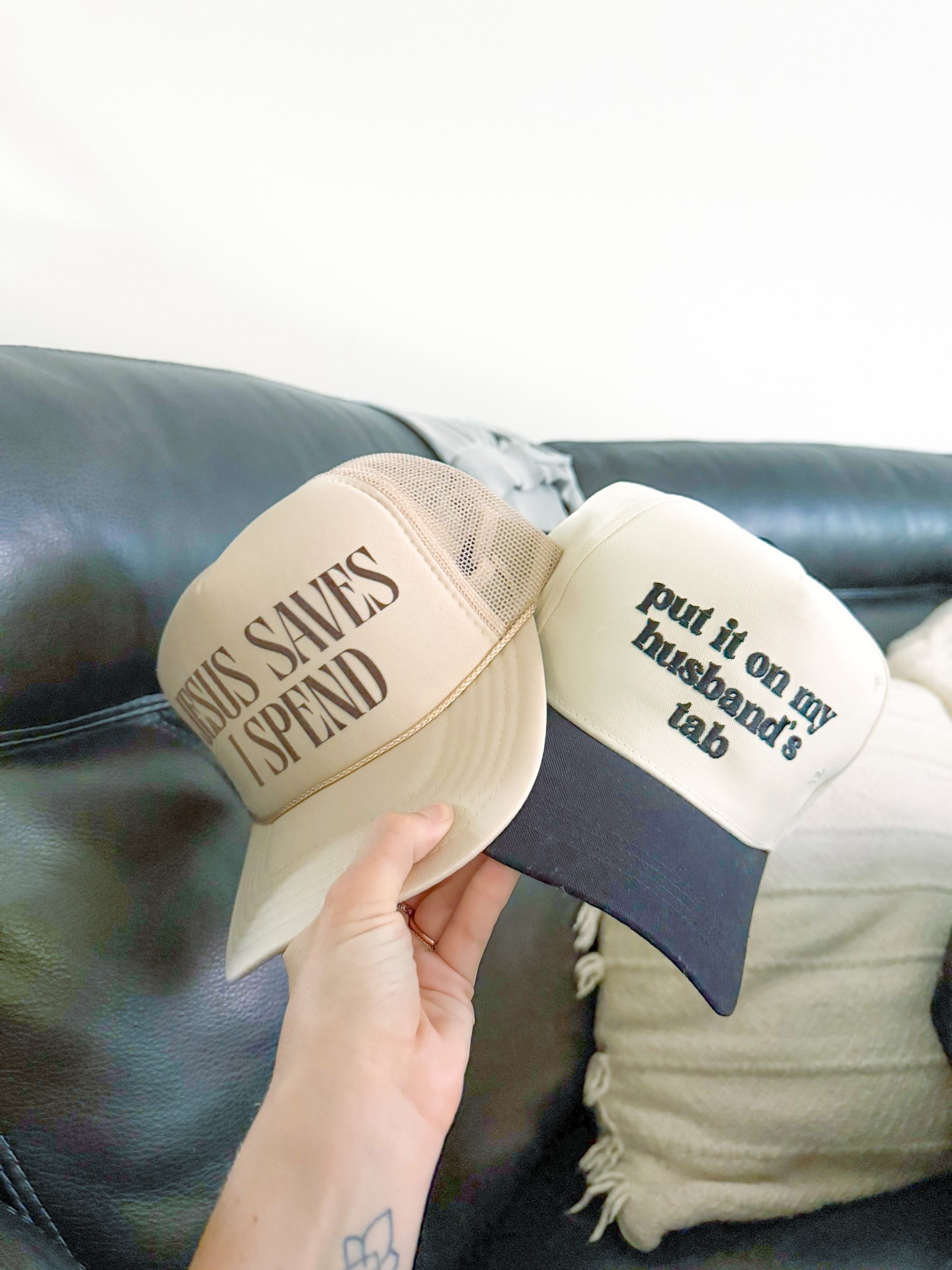 what truer words have ever been spoken? 🤣 

trucker hats. hair wash day. hair accessories  

#LTKFindsUnder50 #LTKGiftGuide