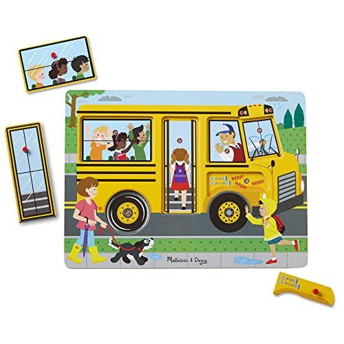 Melissa & Doug The Wheels on the Bus Sound Puzzle | Amazon (US)