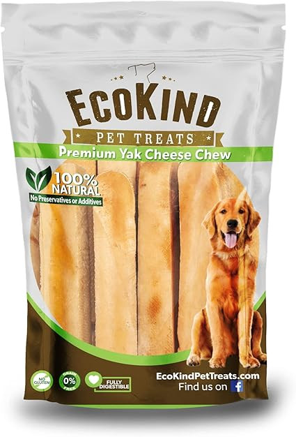 EcoKind Pet Treats Premium Gold Himalayan Yak Cheese Dog Chew, Gluten Free, Lactose Free, All Nat... | Amazon (US)
