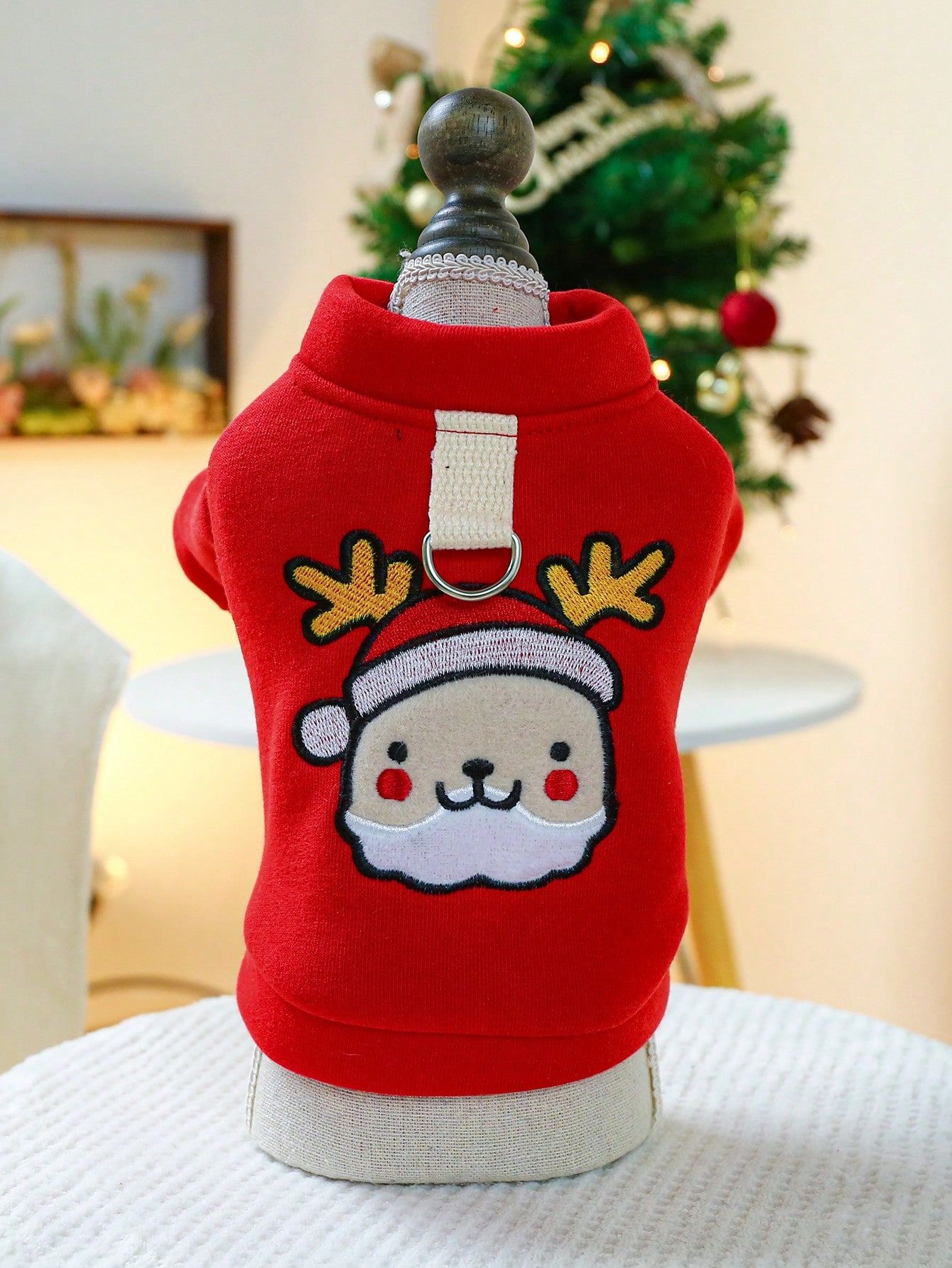 1pc Christmas Two-legged Jumpsuit Sweater With Bells For Pet Dogs And Cats Clothing Apparel - Rei... | SHEIN